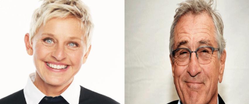 إلين دي جينيرس وروبرت دي نيرو