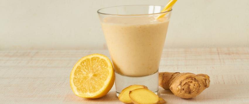 الزنجبيل باللبن