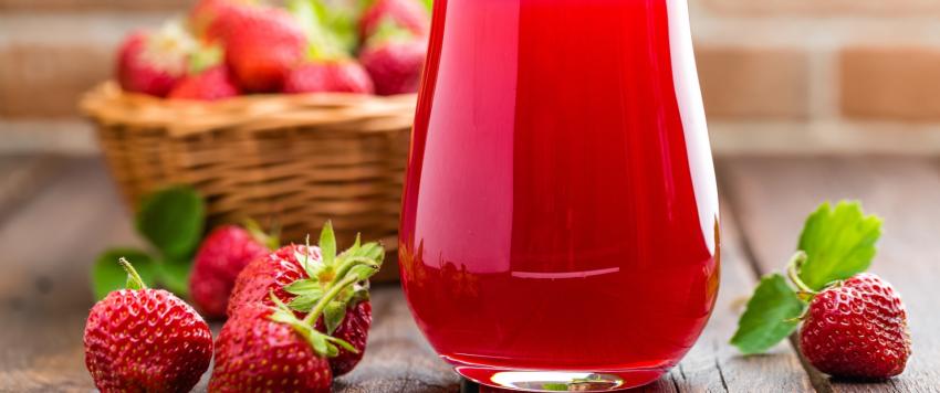 عصير فراولة