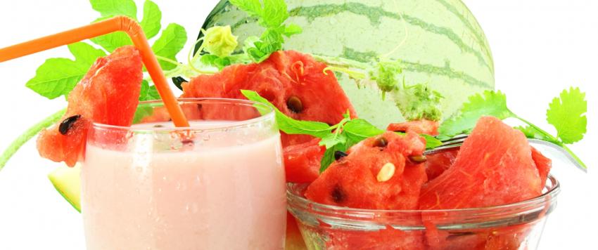 حليب بالبطيخ