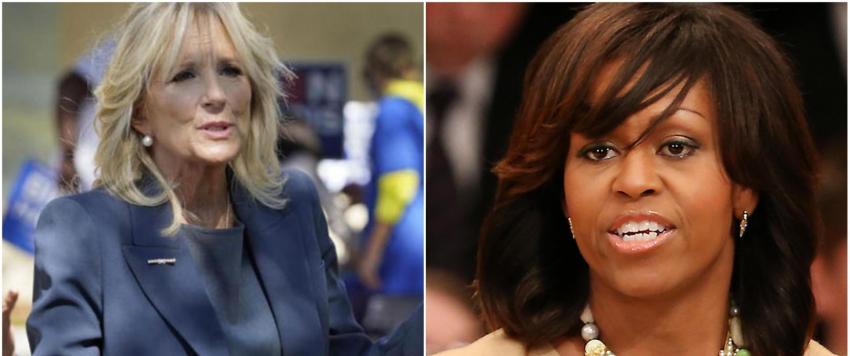 جيل بايدن ميشيل أوباما