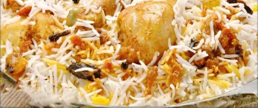 كبسة دجاج بيضاء