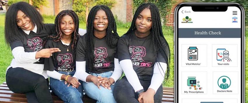 مراهقات يفزن بجائزة دولية بسبب تطبيق لمساعدة المصابين بالخرف