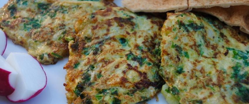 فطائر الكوسا المقلية