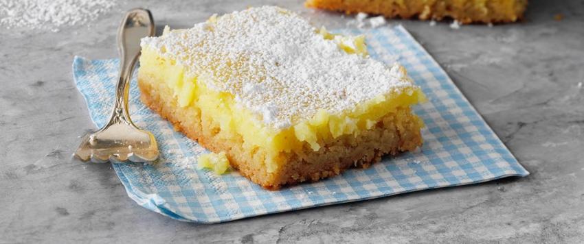 بسبوسة بحشوة الكاسترد