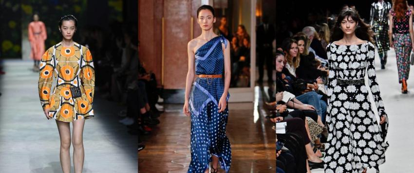 نقشات مميزة لأزياء صيف 2020.. أبرزها ورق الحائط