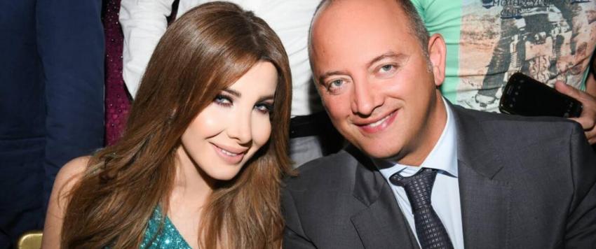 نانسي عجرم وزوجها فادي الهاشم