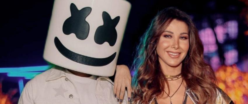نانسي عجرم وMarshmello 