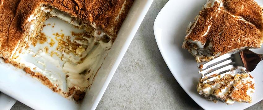 كيكة النسكافيه الباردة