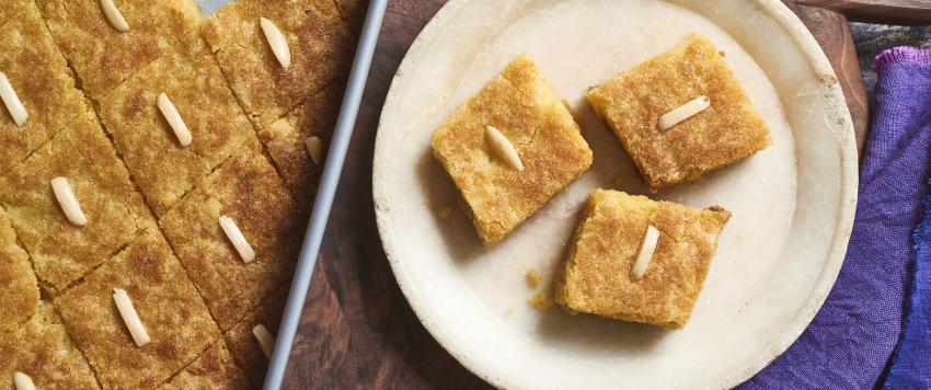 النمورة باللبن