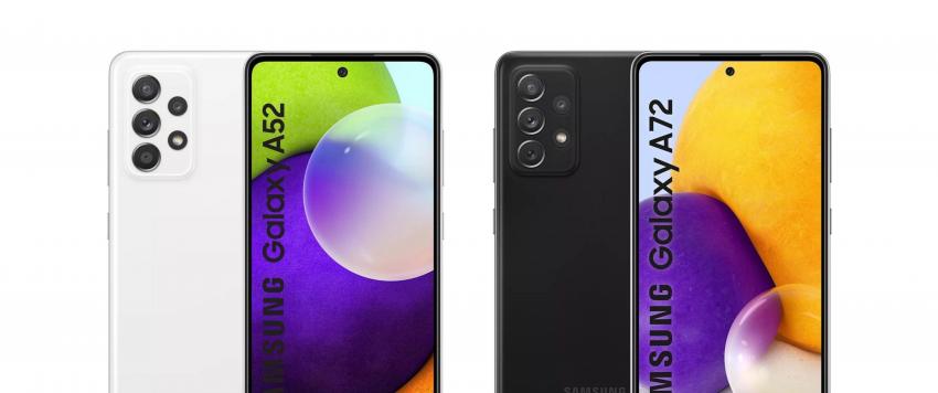  سامسونغ جالكسي A52 وA72