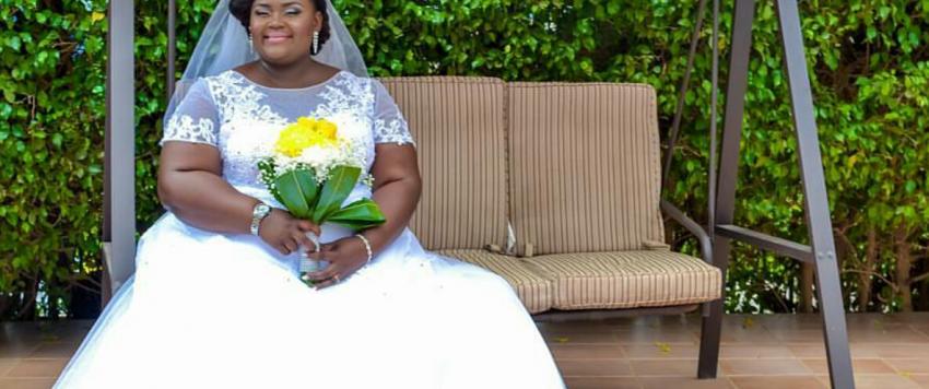 فساتين زفاف لإخفاء ترهلات البطن