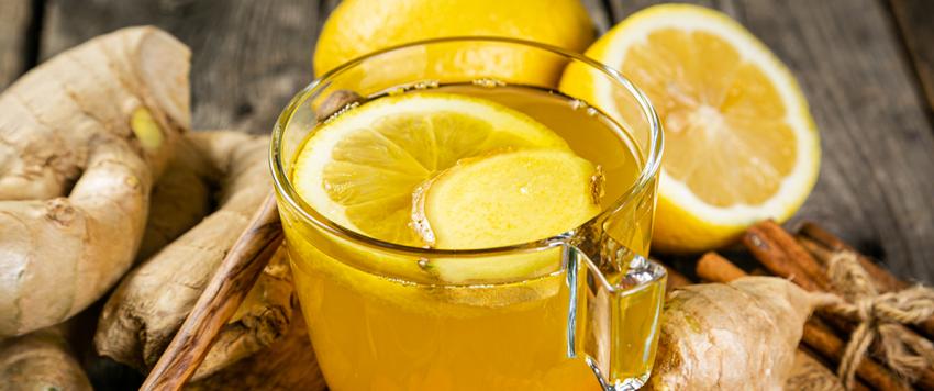 شاي الكركم والزنجبيل