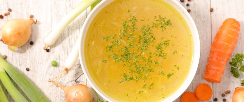 شوربة الشوفان بالخضار