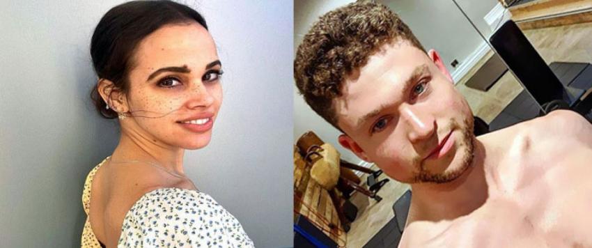 نور دياب وخطيبها