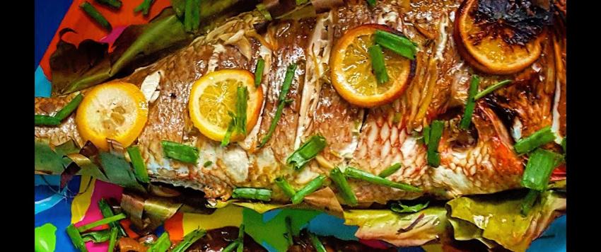  سمك الهامور بالتمر الهندي