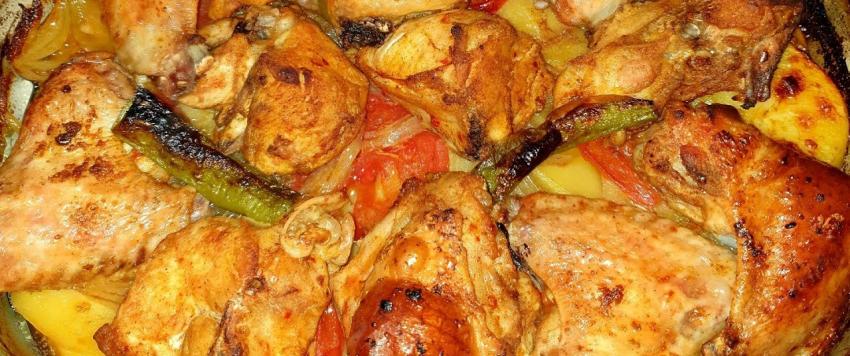  تبسي دجاج بالفرن