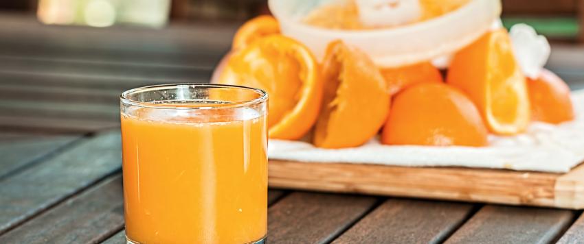 خصائص عصير البرتقال 