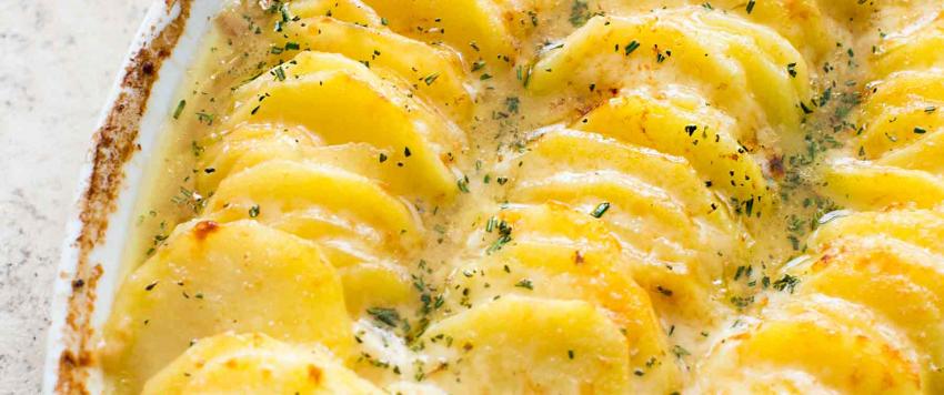صينية البطاطا بالجبن
