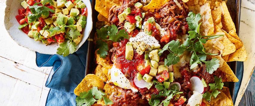 ناتشوز اللحم