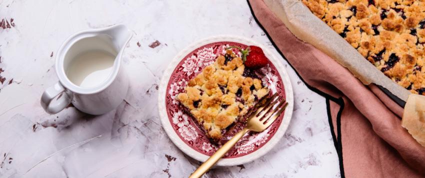 مبروشة بمربى الفراولة