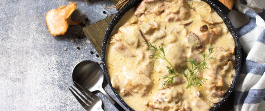 دجاج ستروغونوف