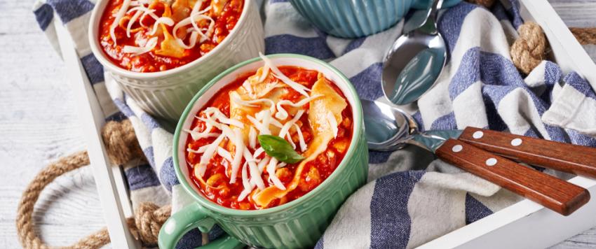 شوربة اللازانيا