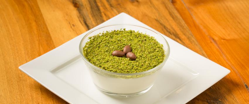  المهلبية بالفستق الحلبي