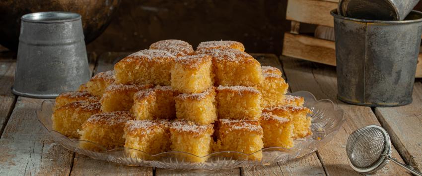 البسبوسة المكرملة