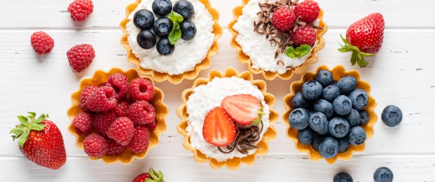 ميني تارت الفواكة