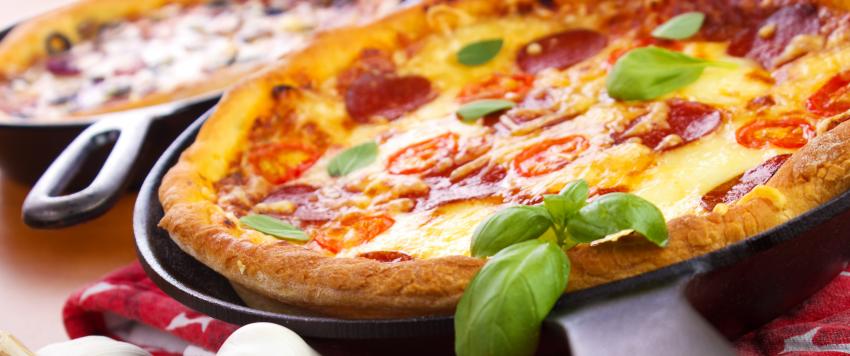 بيتزا المقلاة