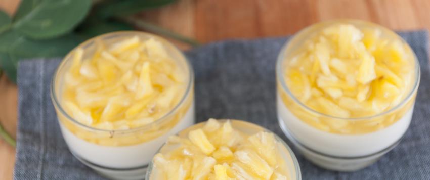 حلى طبقات الاناناس والبسكويت