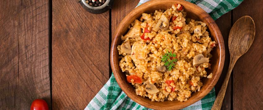 برغل بالطماطم