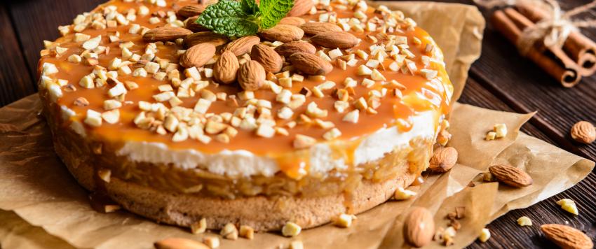  كيكة التوفي بالحليب المحمص