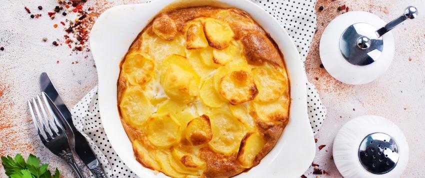 "بطاطس جراتان"