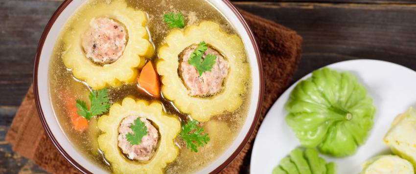 طبخ القرع الاخضر