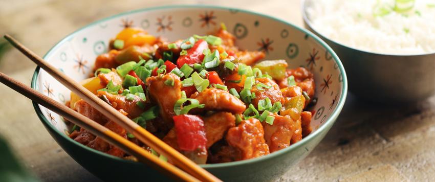 دجاج حامض حلو