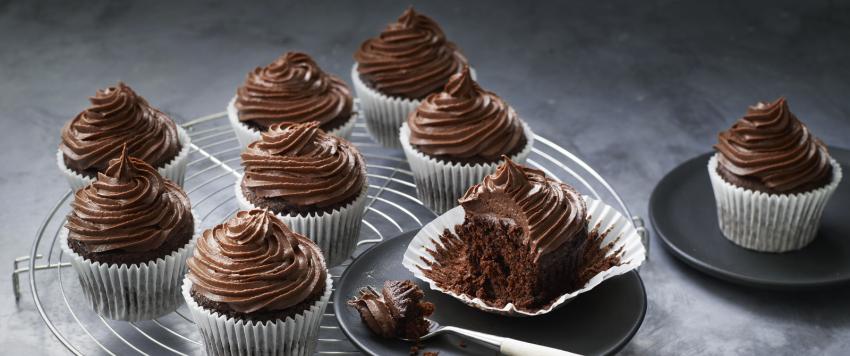 كب كيك الشوكولاتة