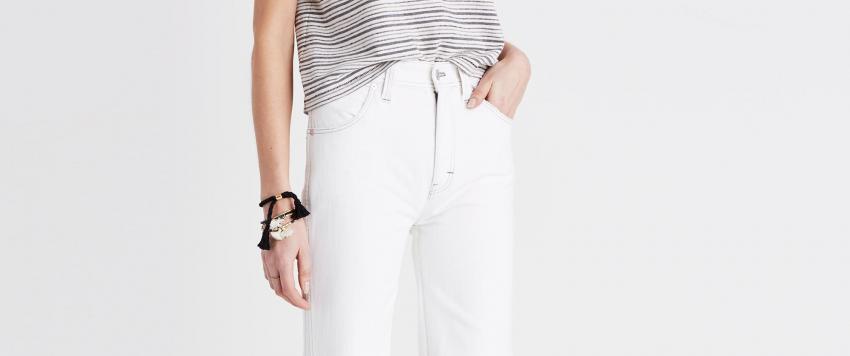  أفضل تنسيقات الجينز الأبيض بطرق عصرية