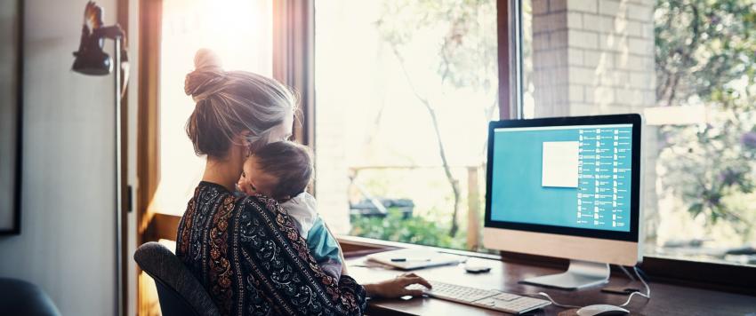 العمل من المنزل