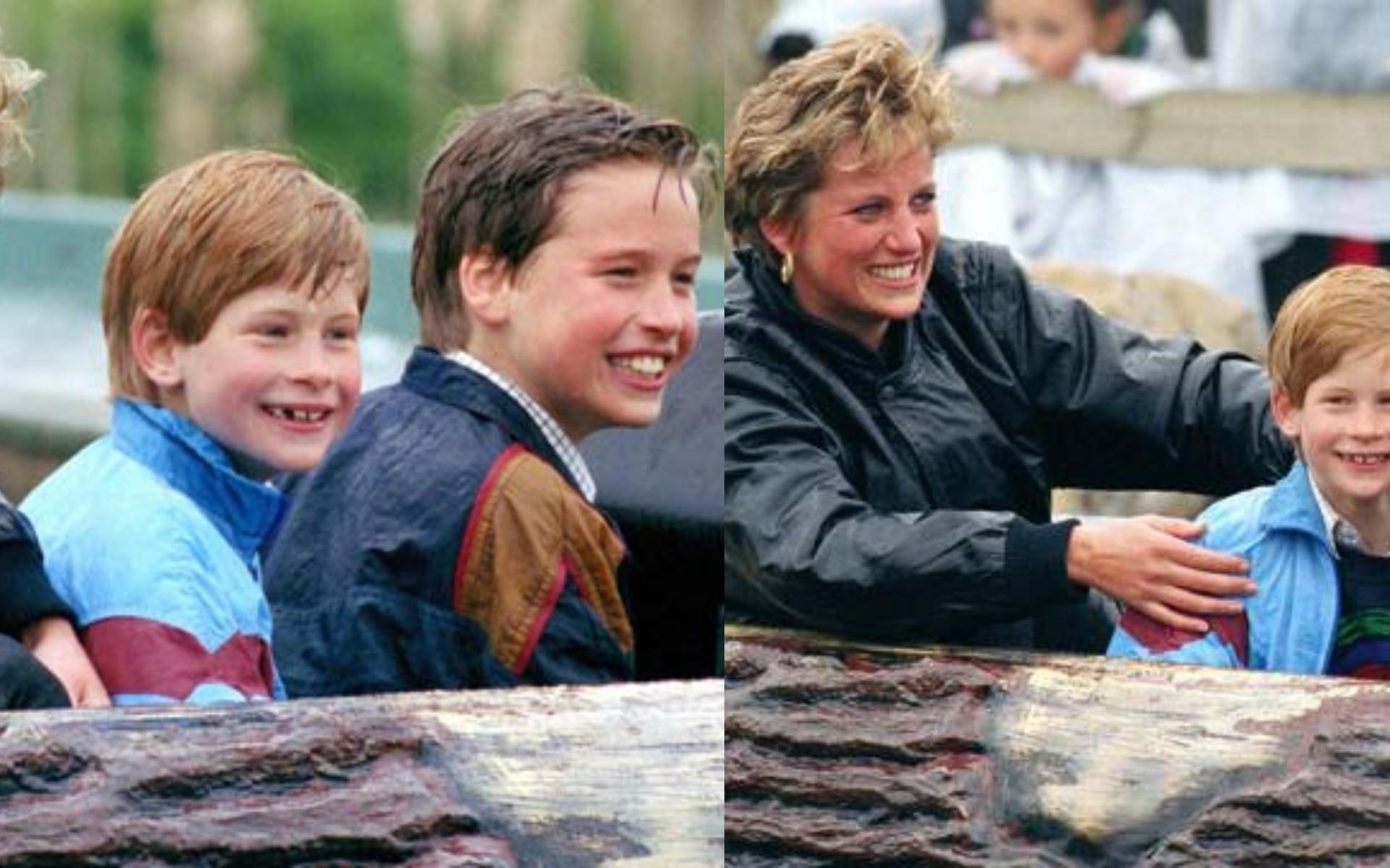 أرادت ديانا أن يحظى ولداها بخبرة أكثر من المعتاد مقارنة بأطفال العائلة الملكية. فأخذتهم إلى مدينة ملاهى ديزنى لاند الشهيرة ومطاعم ماكدونالدز وعيادات الإيدز وملاجئ المشردين